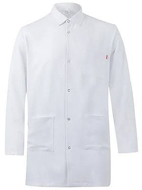 Bata Microfibra Blanca Unisex - Velilla