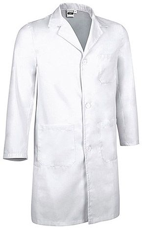 Bata Laboral Unisex Load Valento Blanco - Ropa Laboral personalizada