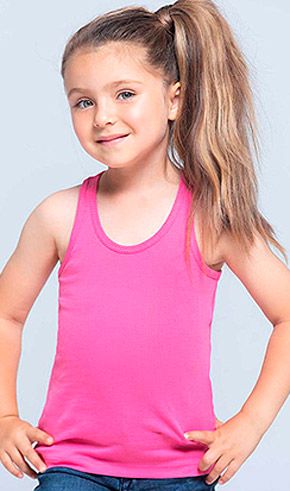 camiseta tirantes blanca niña