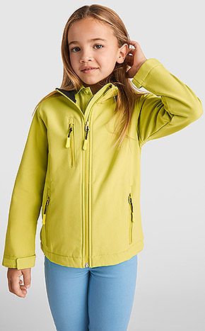 Chaqueta Softshell Infantil Nebraska Roly - Ropa para Niños personalizada