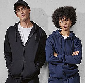 Chaqueta con Cremallera y Capucha ID.224 B&C - BC