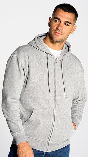 Sudadera Cremallera Capucha Unisex Hooded French Terry Sweatshirt JHK