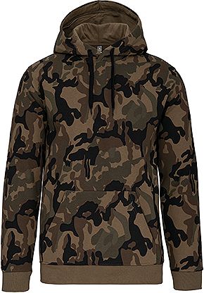 Sudadera Capucha Camuflaje Kariban