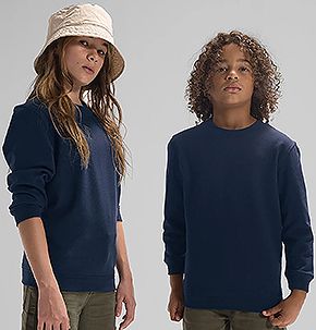 Sudadera Cuello Redondo Infantil ID.332 B&C - Sudaderas para Niños personalizadas