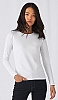 Camiseta Manga Larga Mujer Blanco #E190 B&C
