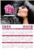 Calendario basico personalizado 31,5x44