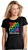 Ecamisetas - Camiseta Color Mujer Serigrafia Digital DINA4