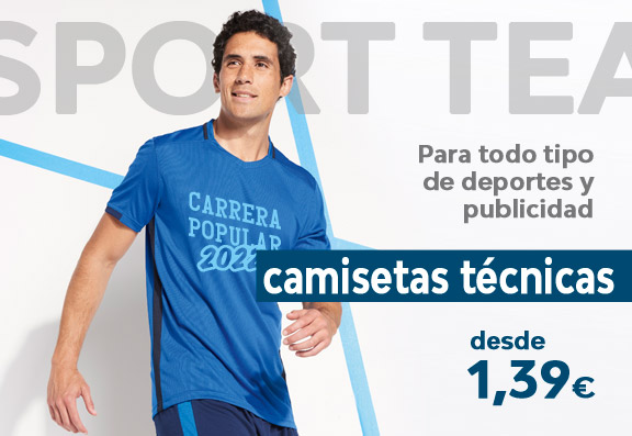 Camisetas tcnicas personalizadas