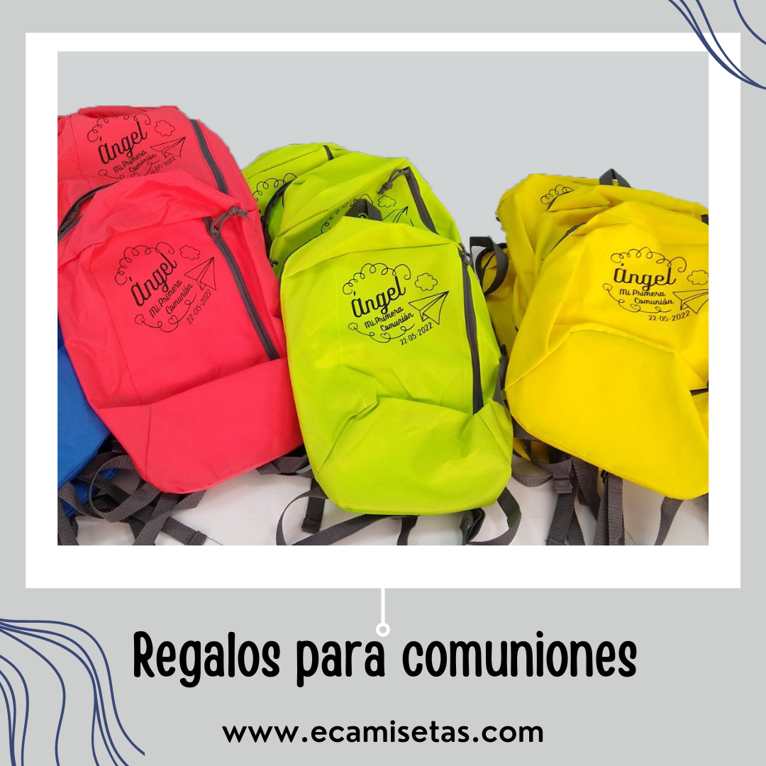 mochilas para comuniones