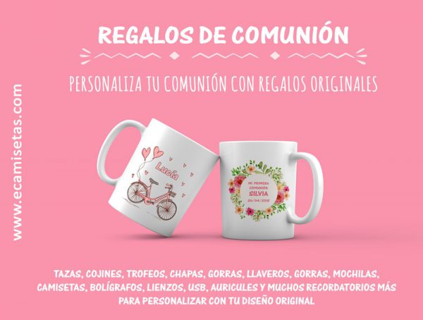 Regalos personalizados para comuniones - Blog Ecamisetas