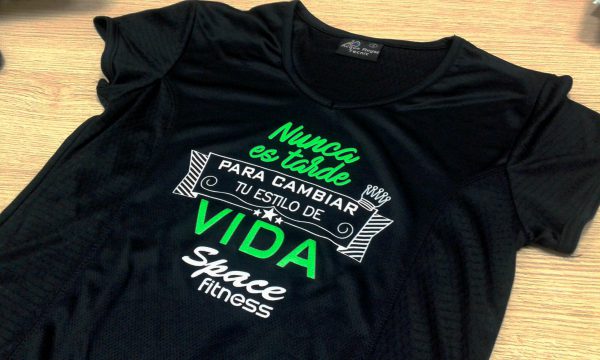 camisetas personalizadas space fitness