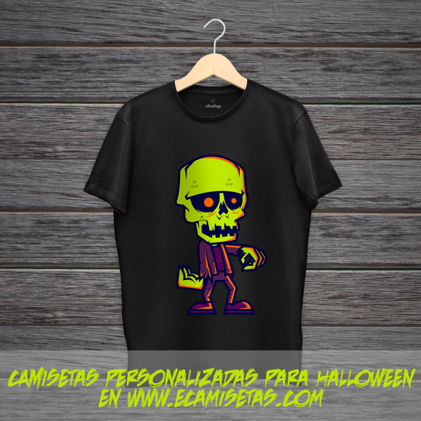 camisetas personalizadas halloween zombie