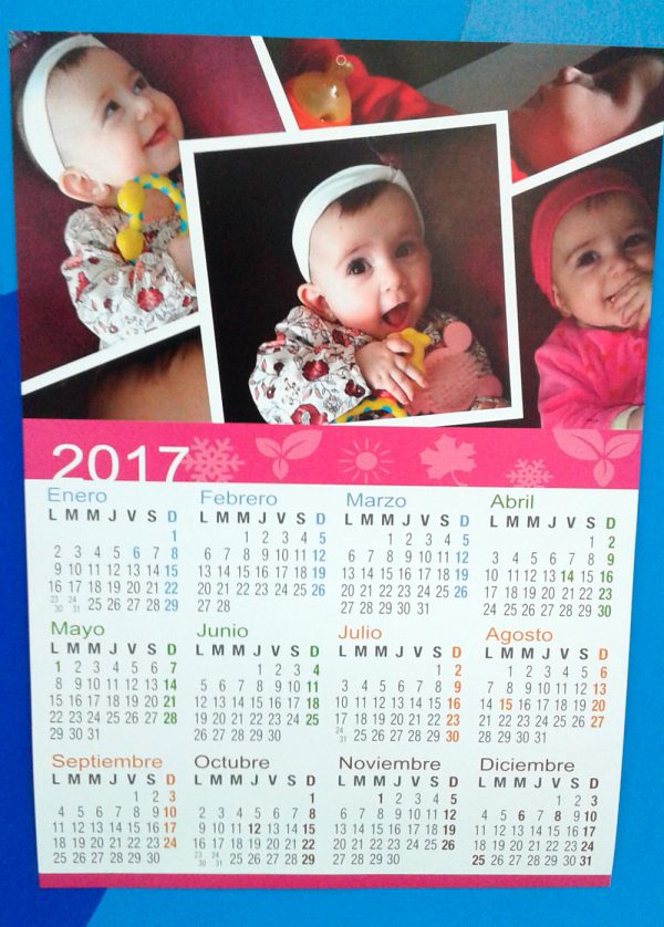 calendarios con foto personalizados