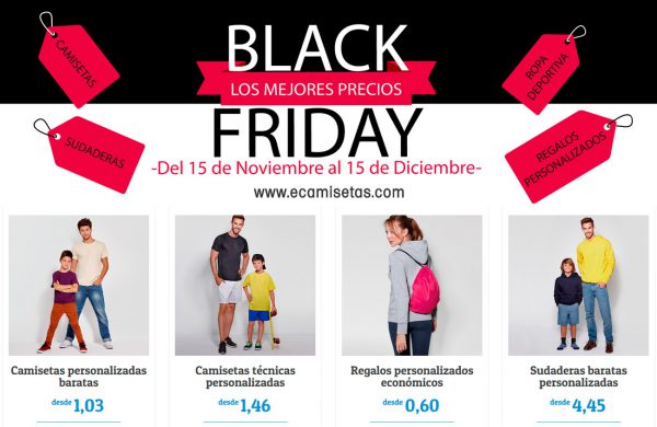 Camisetas Personalizadas Black Friday 2017