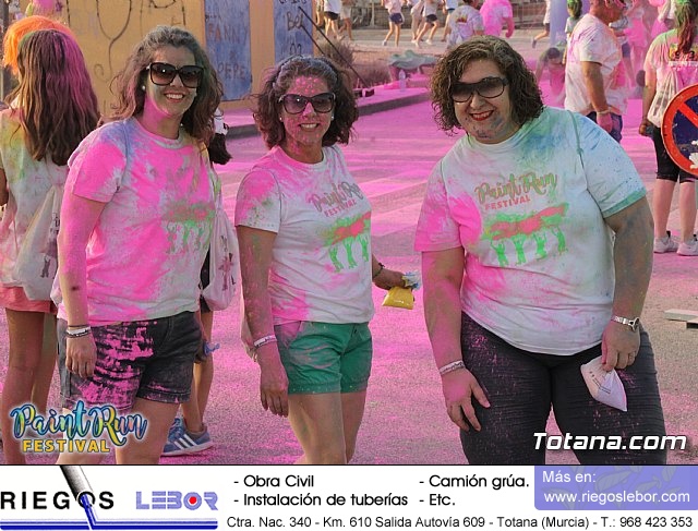 Camisetas colores Paint Run Festival Totana