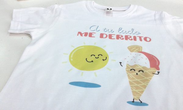 Camisetas helados personalizadas