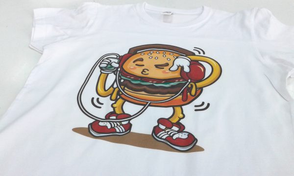 camiseta hamburguesa