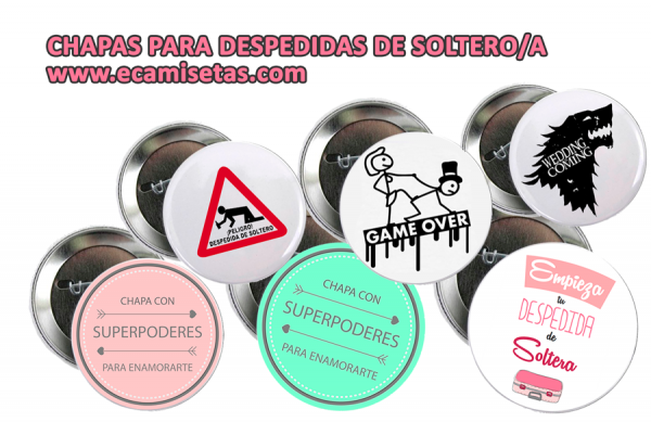 chapas despedidas de soltera