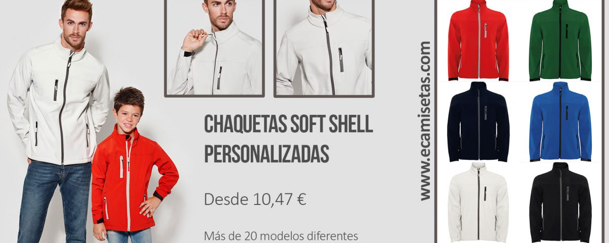 chaquetas softshell baratas personalizadas