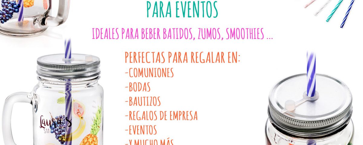 Jarras para smoothies personalizadas