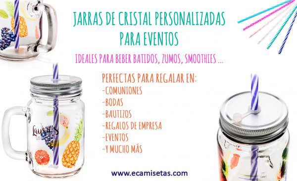 Jarras para smoothies personalizadas