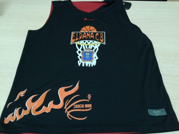 camiseta reversible basket