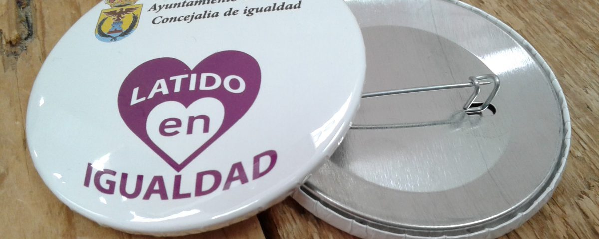 chapas personalizadas violencia de genero