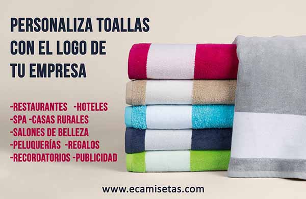 Toallas personalizadas para empresas - Ecamisetas