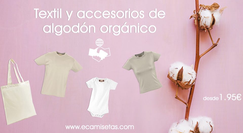 Camisetas algodón orgánico - Ropa ecológica -