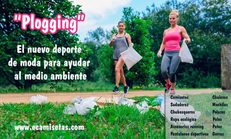 Plogging camisetas personalizadas