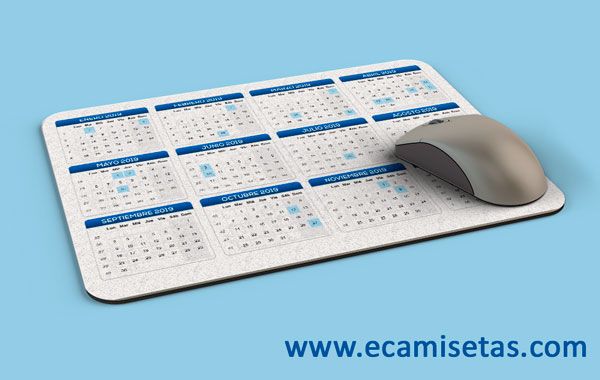 Alfombrilla calendario personalizado