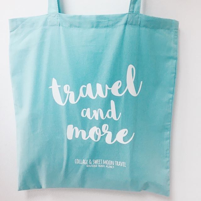 Bolsas de tela personalizadas - Collage & Sweet Moon Travel - Blog