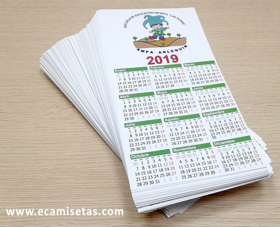 Calendarios personalizados