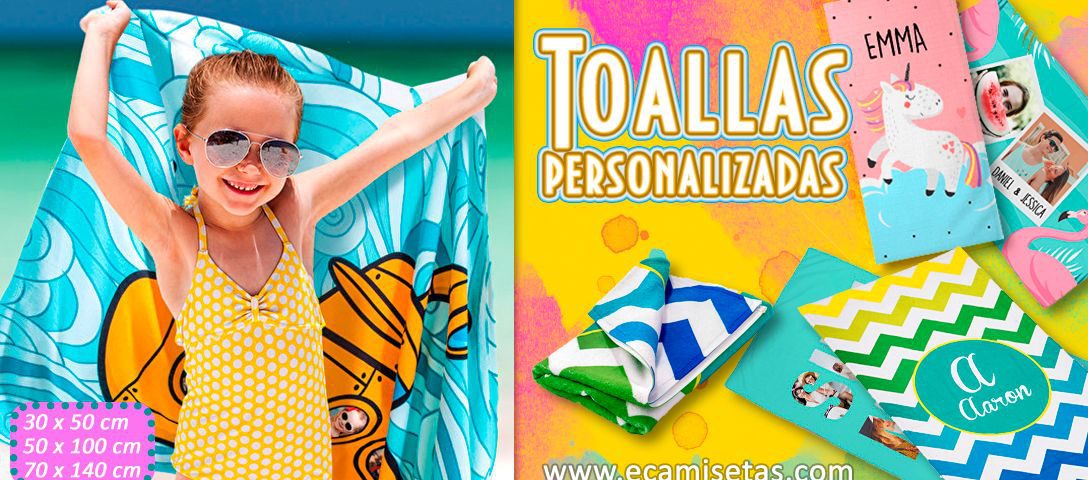 Toallas de playa personalizadas