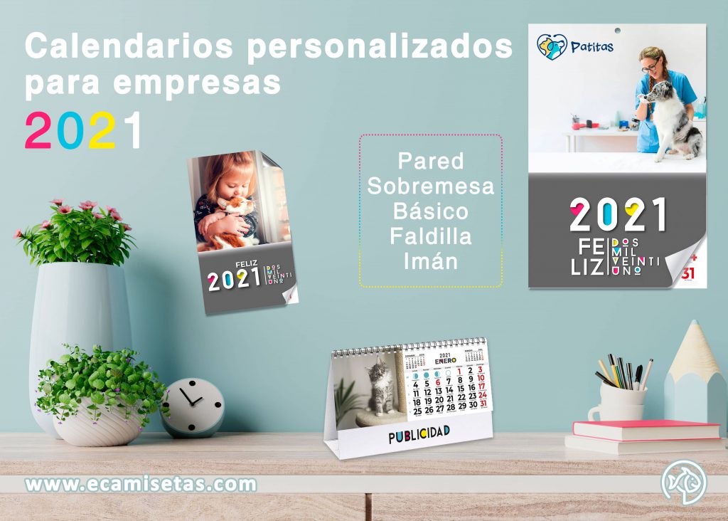 calendarios para empresas personalizados 2021