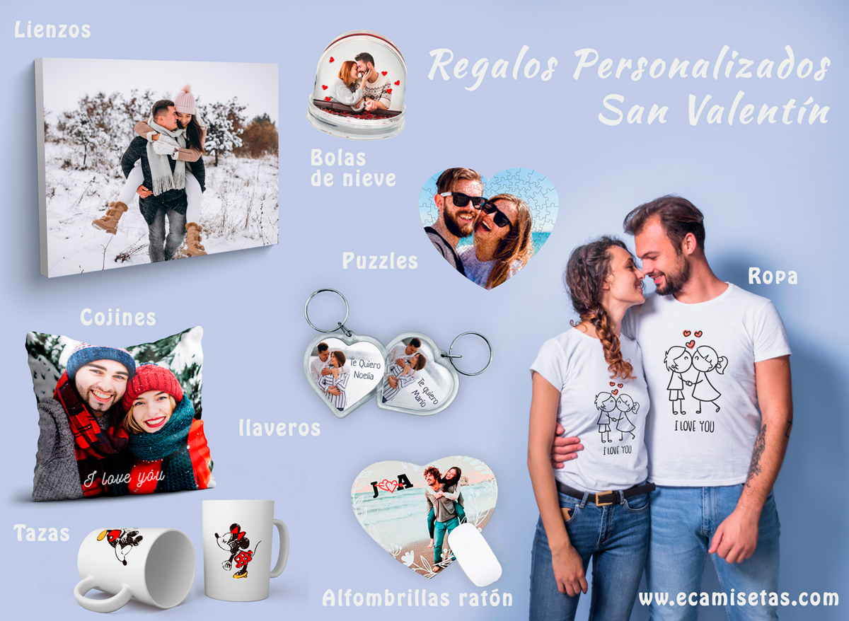 botón Mansión Con rapidez Regalos originales San Valentín - Blog de camisetas personalizadas