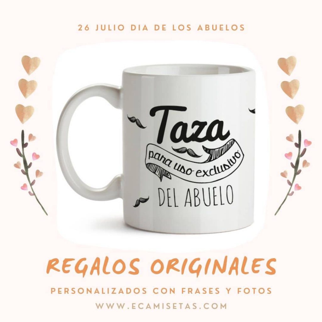 tazas personalizadas para abuelos