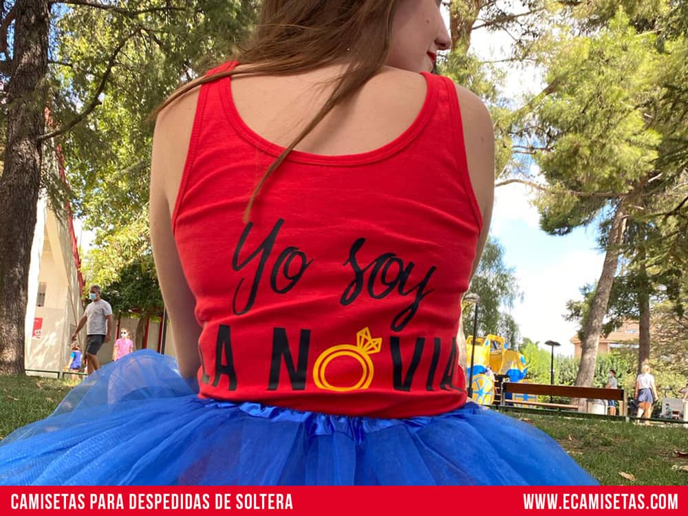 camiseta yo soy la novia personalizada