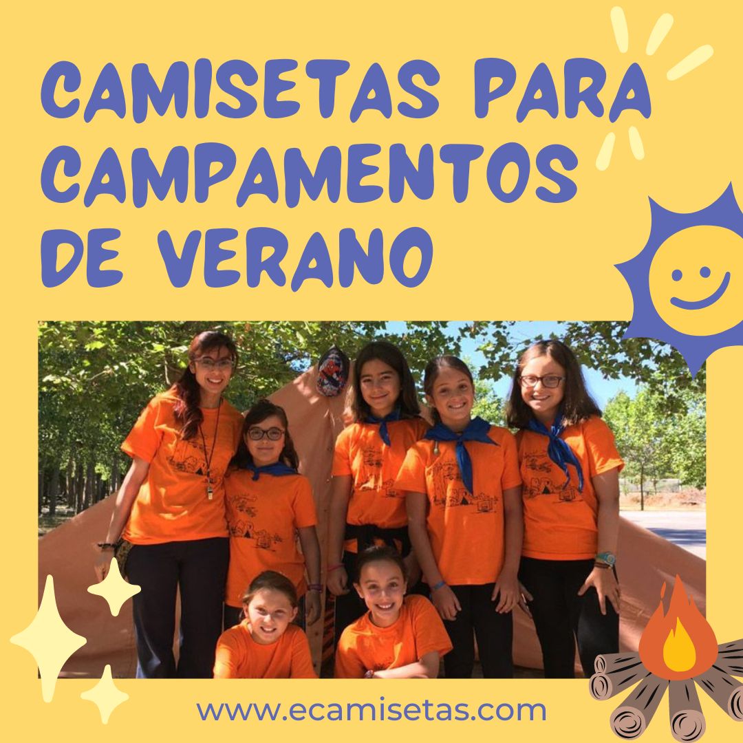 camisetas para campamentos