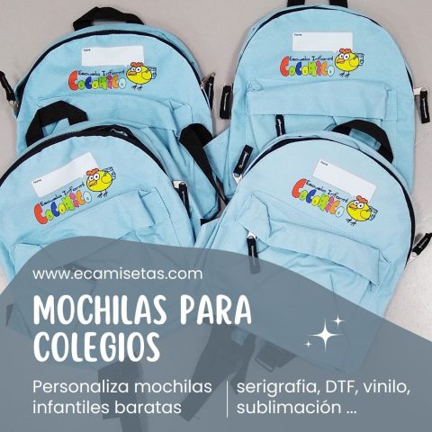 mochilas infantiles