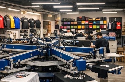 Taller de serigraf&iacute;a industrial - Ecamisetas