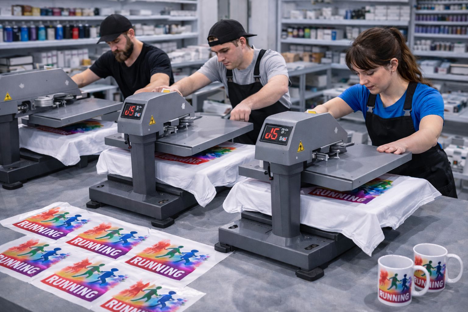 Sublimaci&oacute;n textil a todo color - Ecamisetas.com