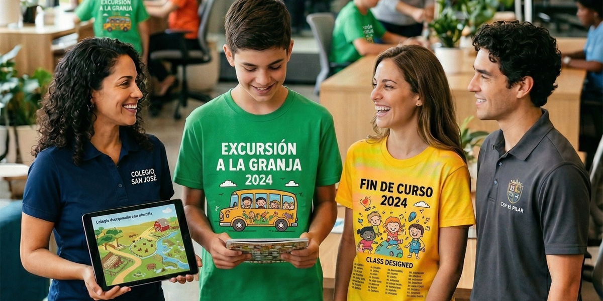 Camisetas personalizadas para colegios